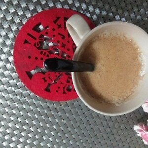 きな粉と黒蜜のカフェオレ